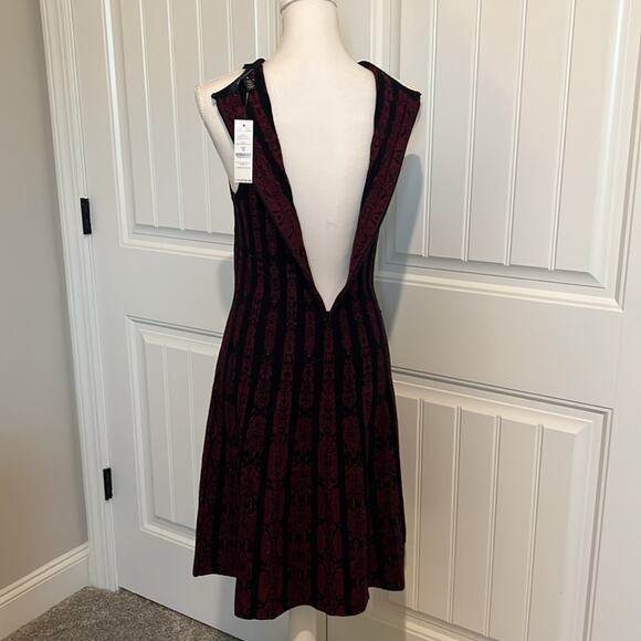 NWT $$150 White House Black Market Sleeveless Python Snake Sweater Dress M Sexy - Picture 12 of 16